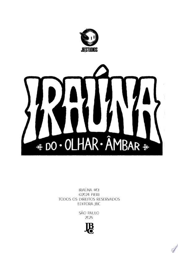 Capa de Iraúna do Olhar Âmbar vol. 01