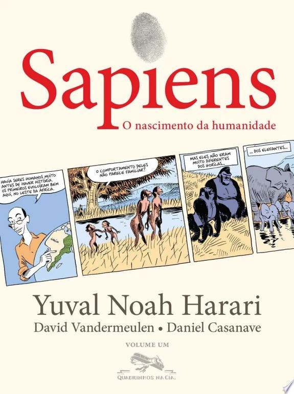 Capa de Sapiens (Edição em quadrinhos): O nascimento da humanidade