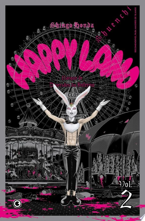 Capa de Happyland – Parque de Diversões do Inferno – Volume 2